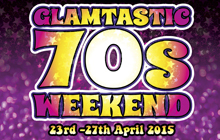 Save £35 per person for the The Glamtastic adult music weekend