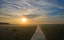 Dawn at Horsey Norfolk