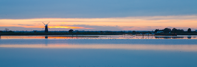 Sunset Breydon Water